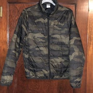 VS Pink Camo print packable down jacket!